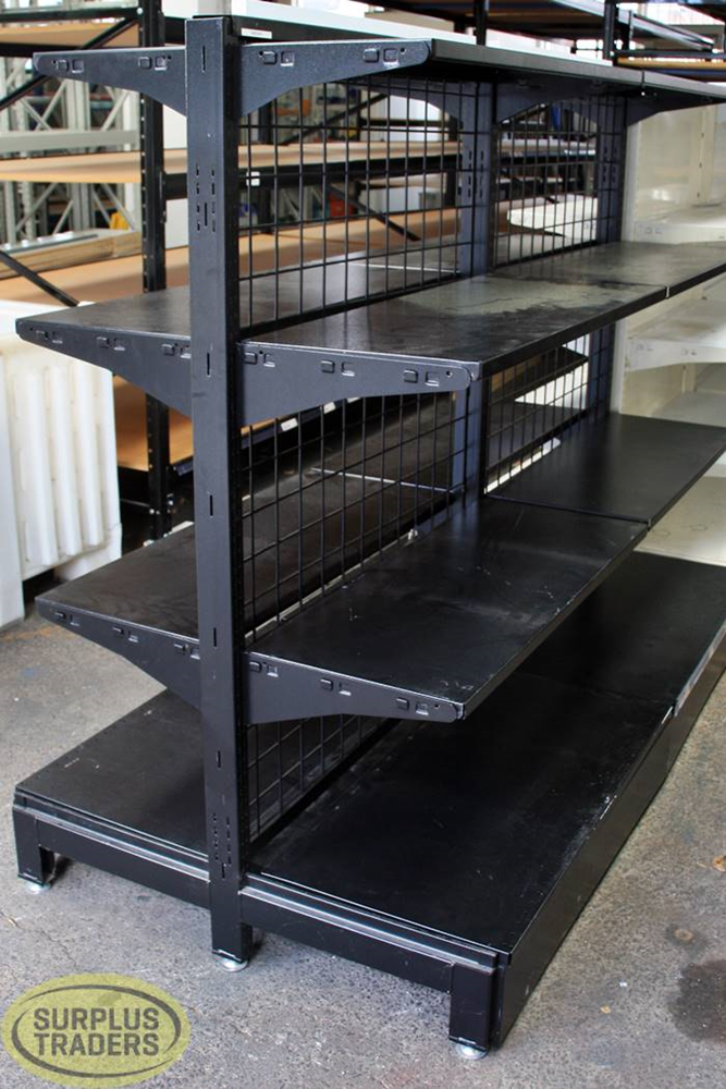 Dairy Shelving 2 Bay 4 Level