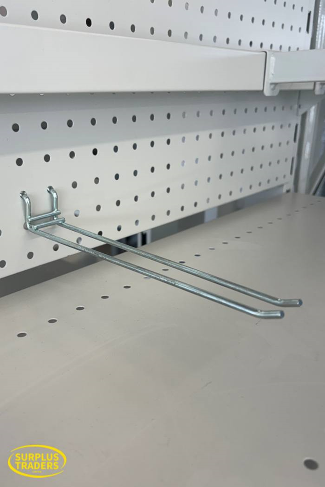200mm Double Pegboard Prong