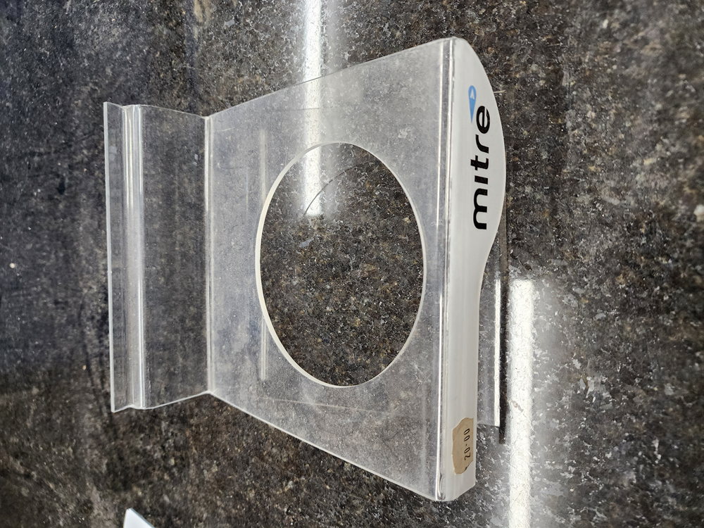 Slatwall Acrylic Ball Holder