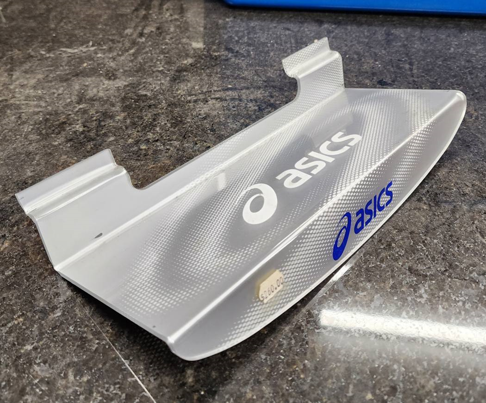 Slatwall Acrylic Shelf Silver