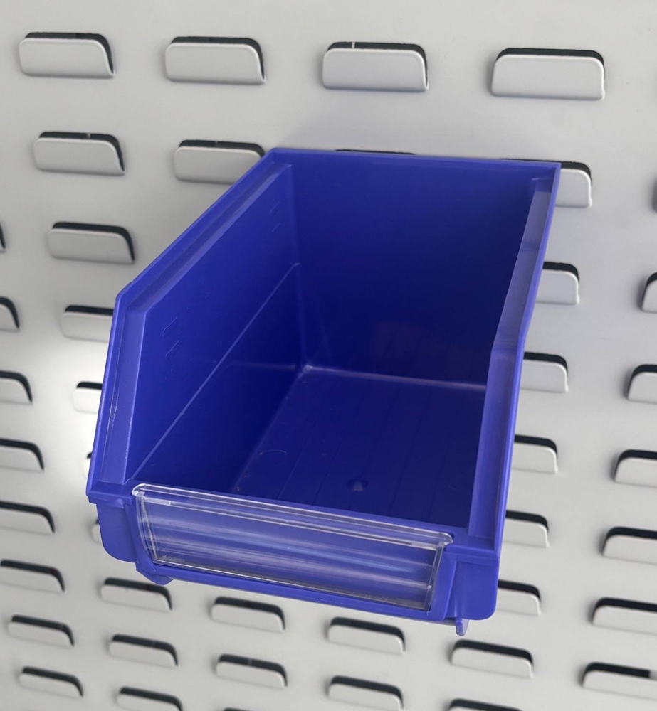 Blue Parts Bin 190x105x75 NEW