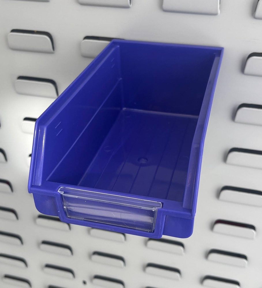 Blue Parts Bin 220x140x125 NE