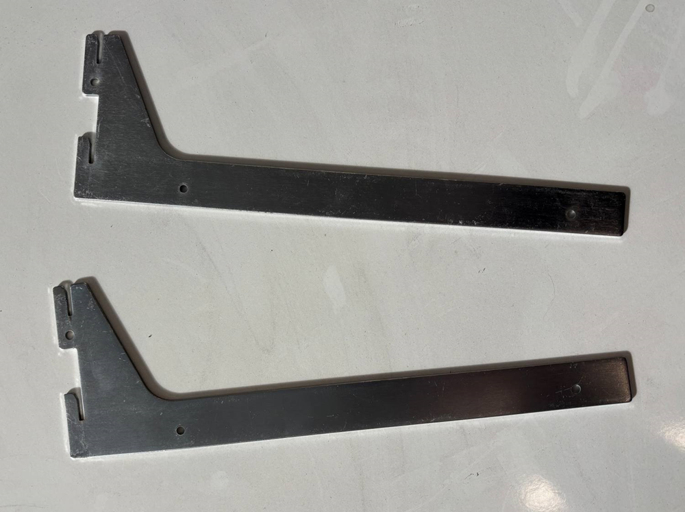 M&P 300mm Brushed Silver Shel