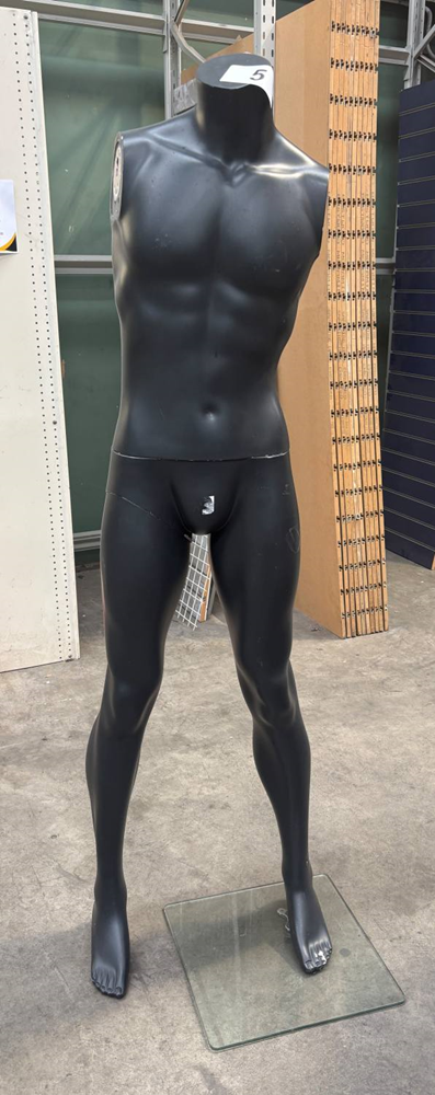 Black Male Mannequin on Stand