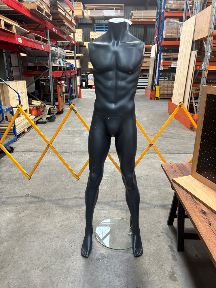 Black Male Mannequin on Stand