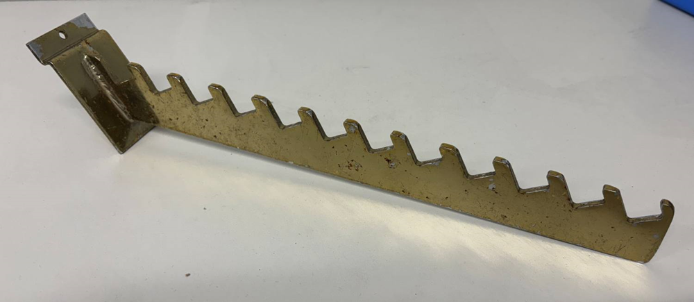 350mm Slatwall Waterfall Gold