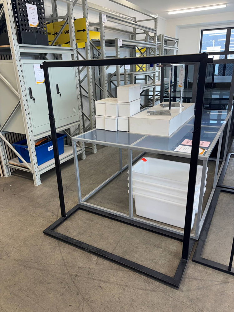 Black Clothing Rail - Used