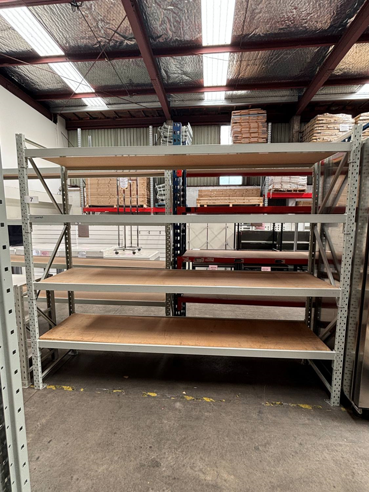 CNC Longspan Shelving 2100Hx2