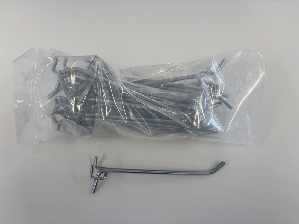 130mm Pegboard Prong Bag of 2