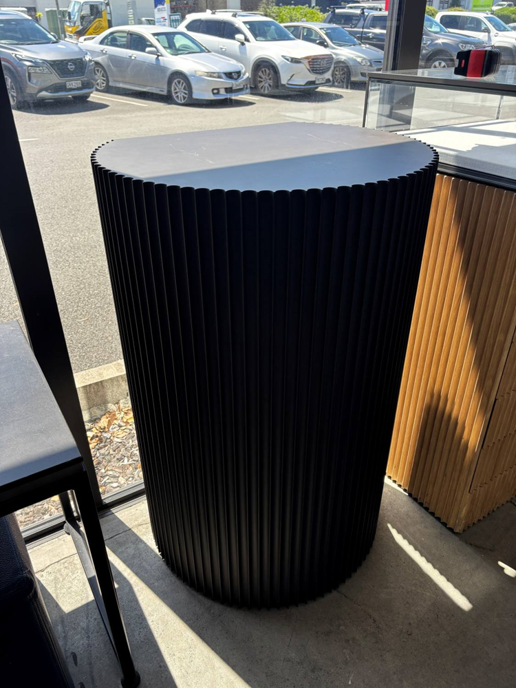 Black Round Plinth - Used