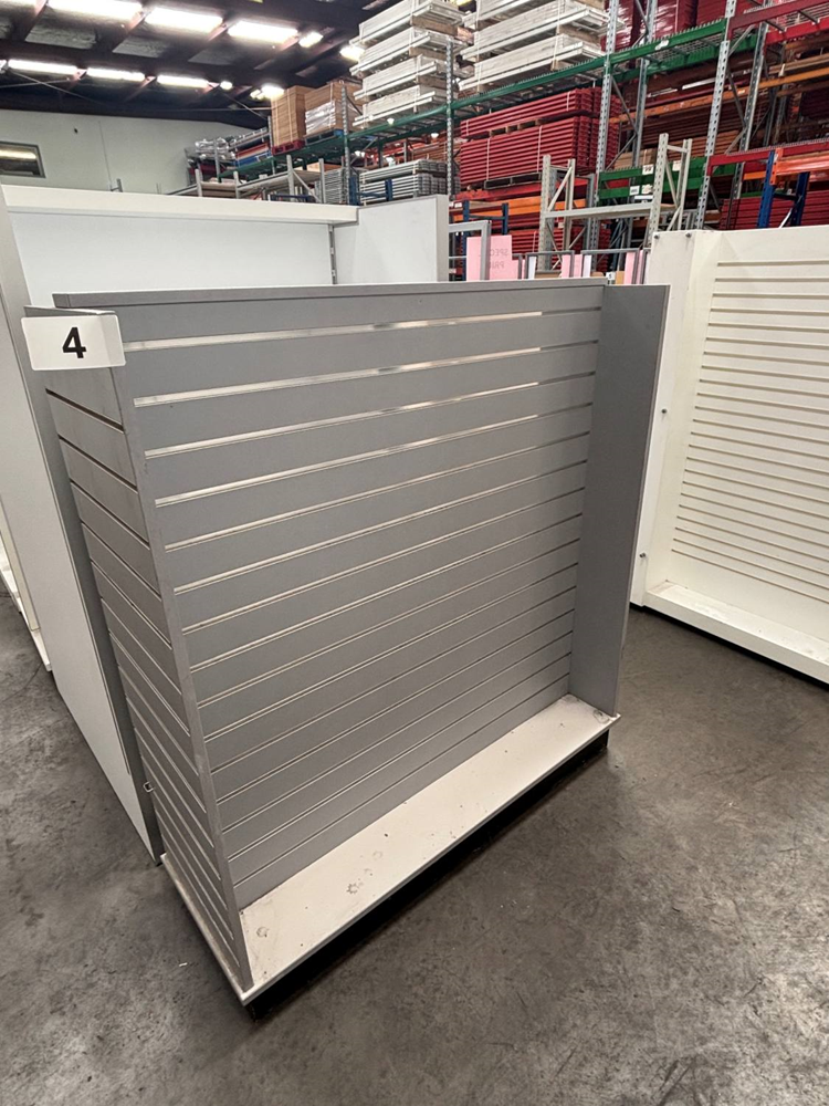 Grey Slatwall Gondola