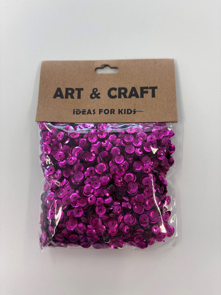 Craft Spangles Dark Pink 50g