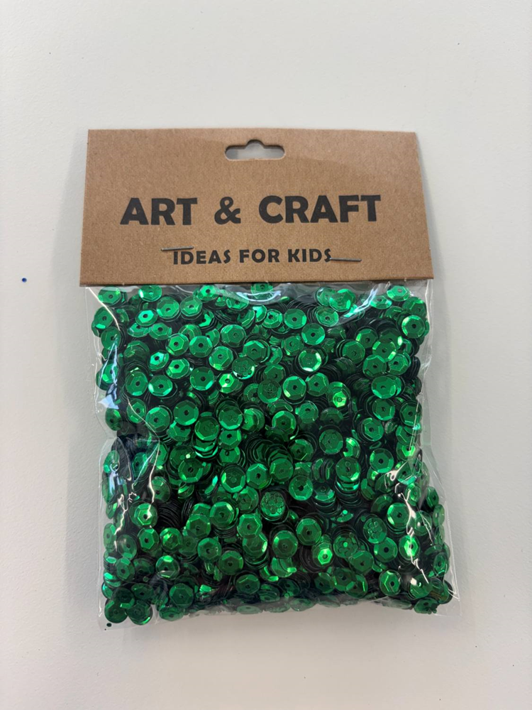Craft Spangles Green 50g