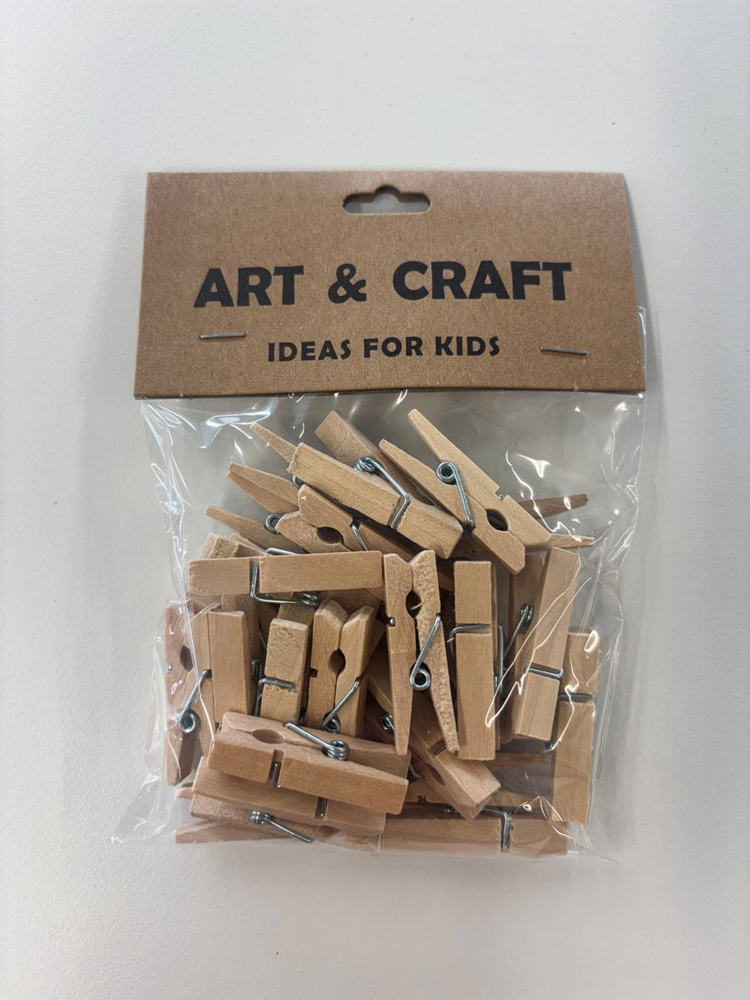 Art & Craft Wooden Clips