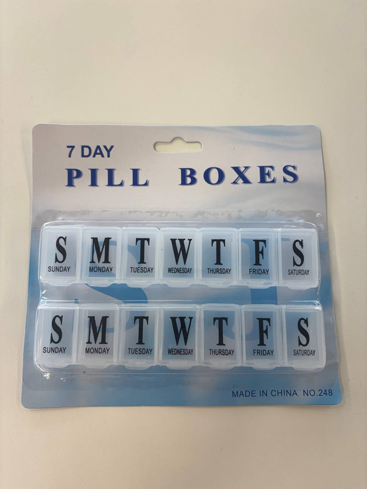 7 Day Pill Boxes