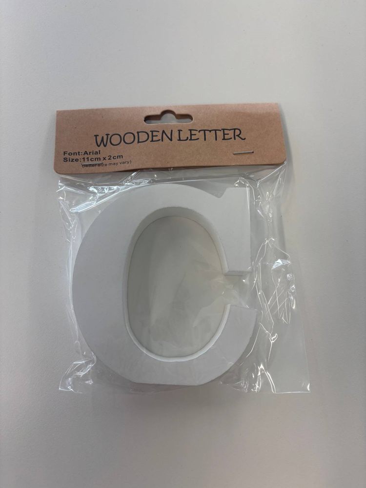 Wooden Letter C