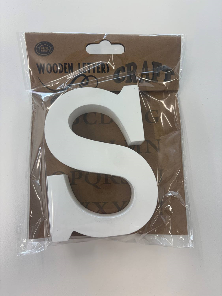 Wooden Letter S