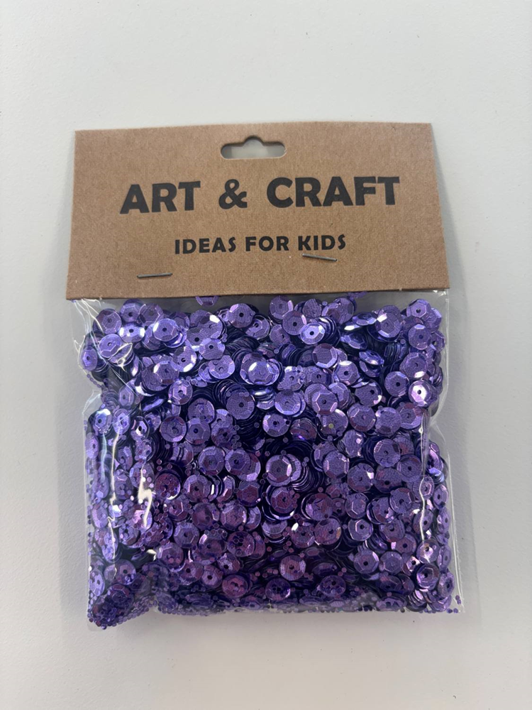 Craft Spangles Purple 50g