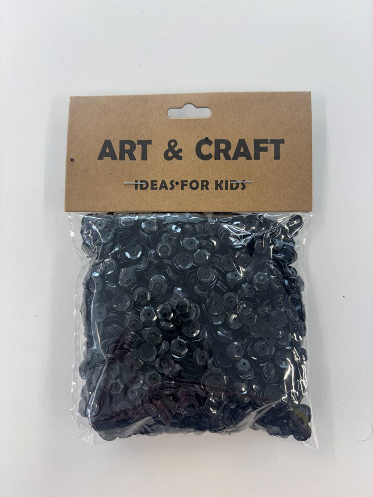 Craft Spangles Black 50g