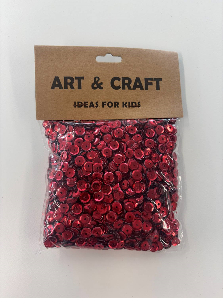Craft Spangles Red 50g
