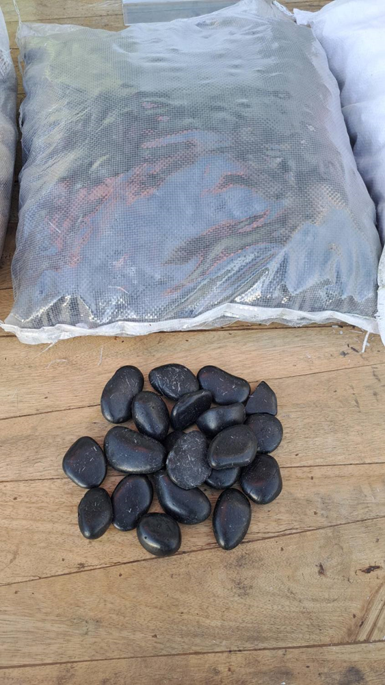 Bag of Black Pebbles