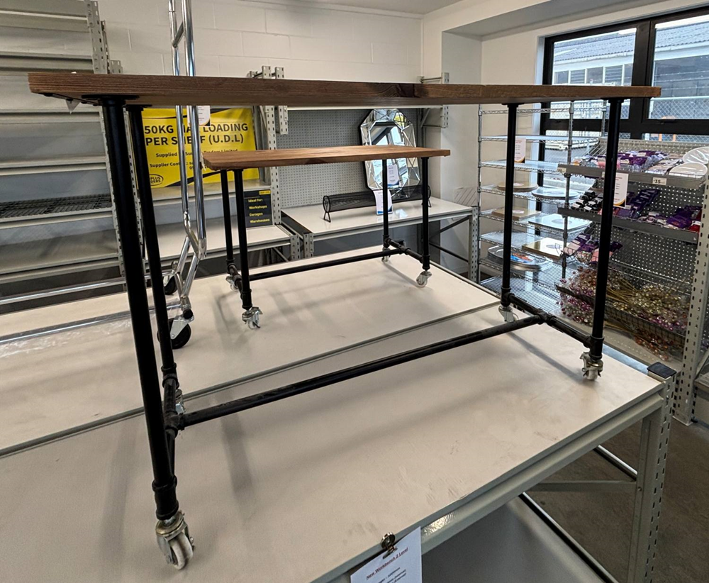 Large Table on Castors - Used