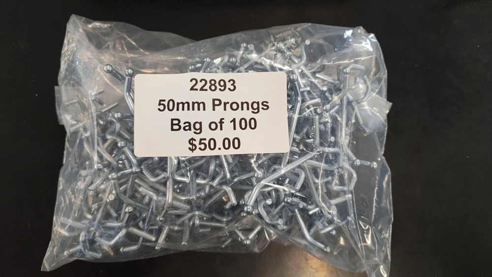 50mm Pegboard Prong - Used (B