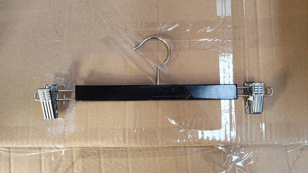 Black Clip Hangers Box of 100