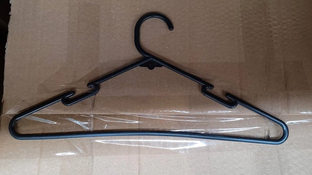 Black Plastic Hangers Box of