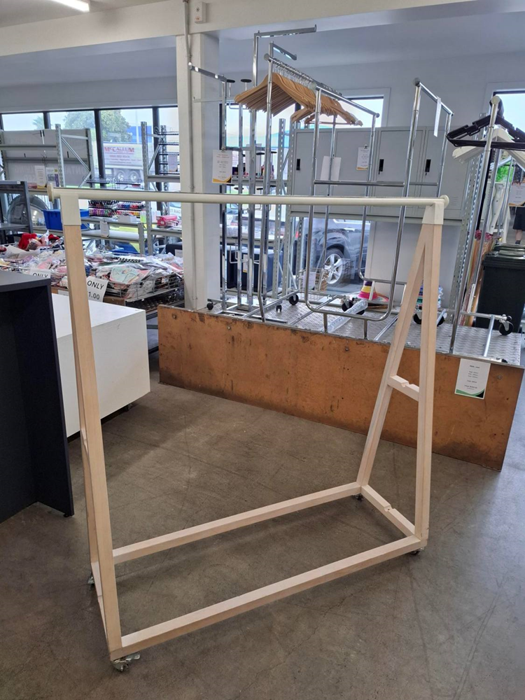 Mobile Clothing Rail - Used