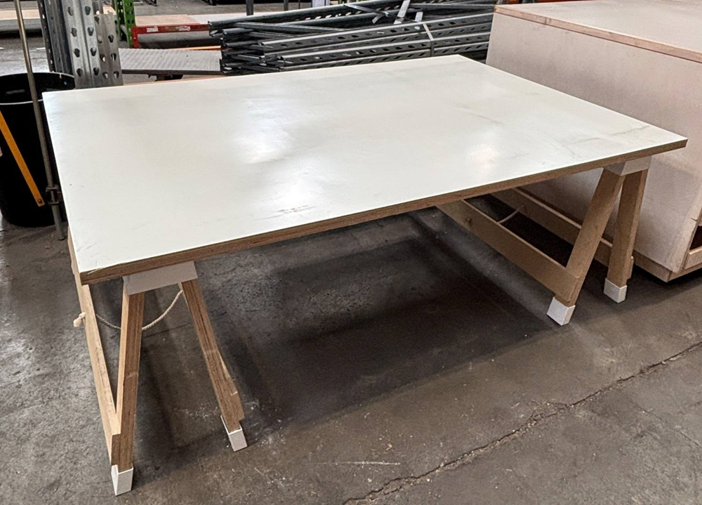 Large Trestle Table - Used