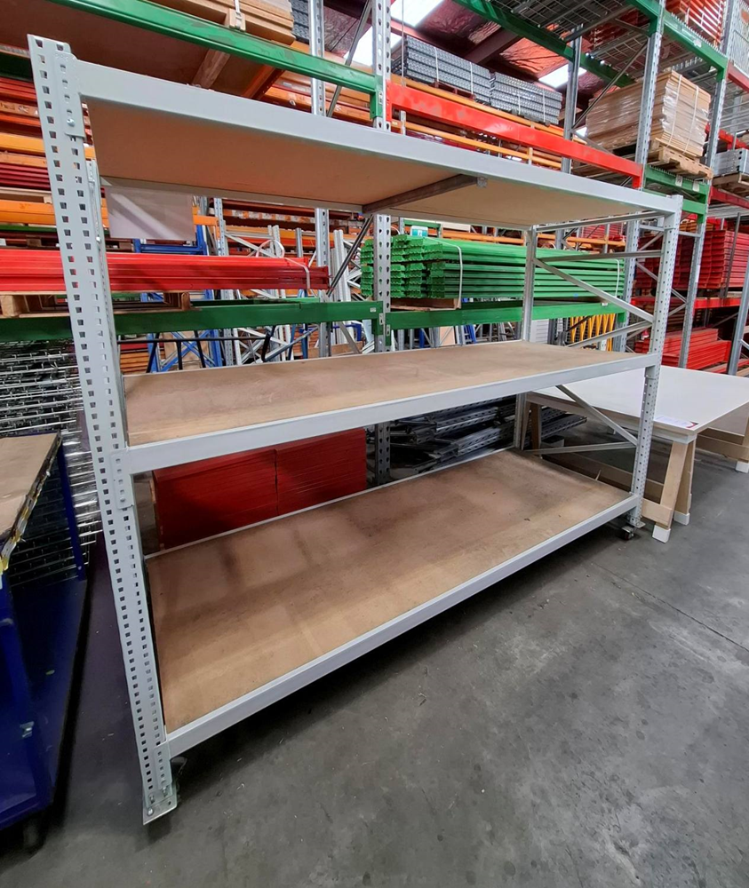 Shelving on Castors 1900Hx254
