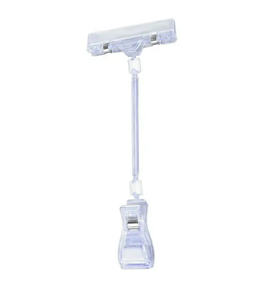 Clip w/ Spring Ticket Holder