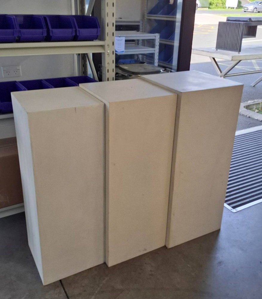 White Plinth - Set of 3 - Use