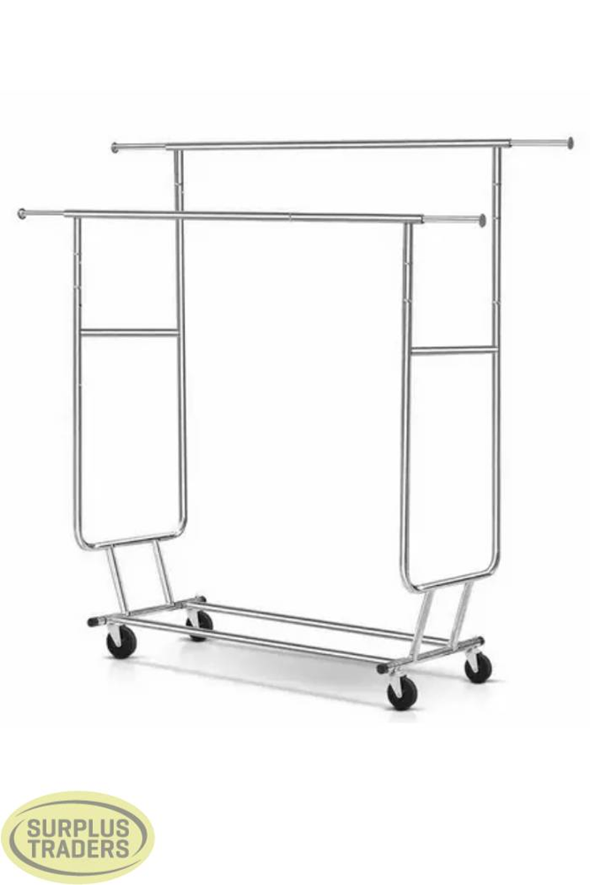 New Chrome Double Rail Rack