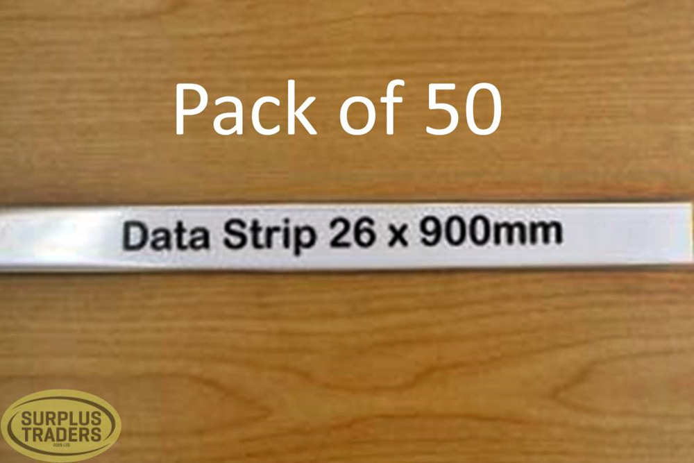 Data Strip Clear 900x26 50P