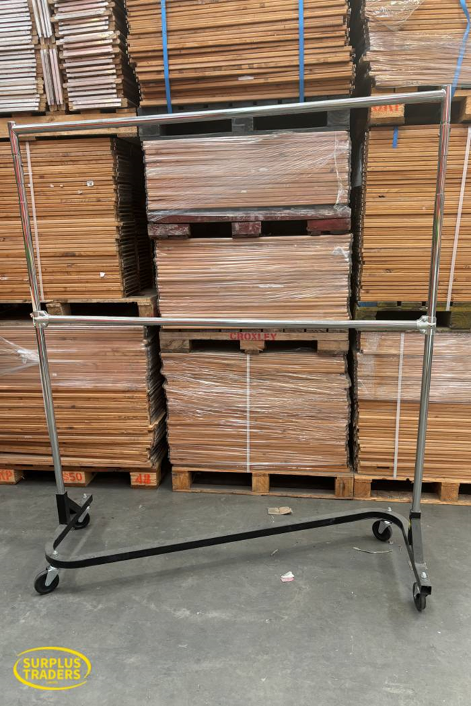 Clothing Rack Z Rail on Casto Surplus Traders