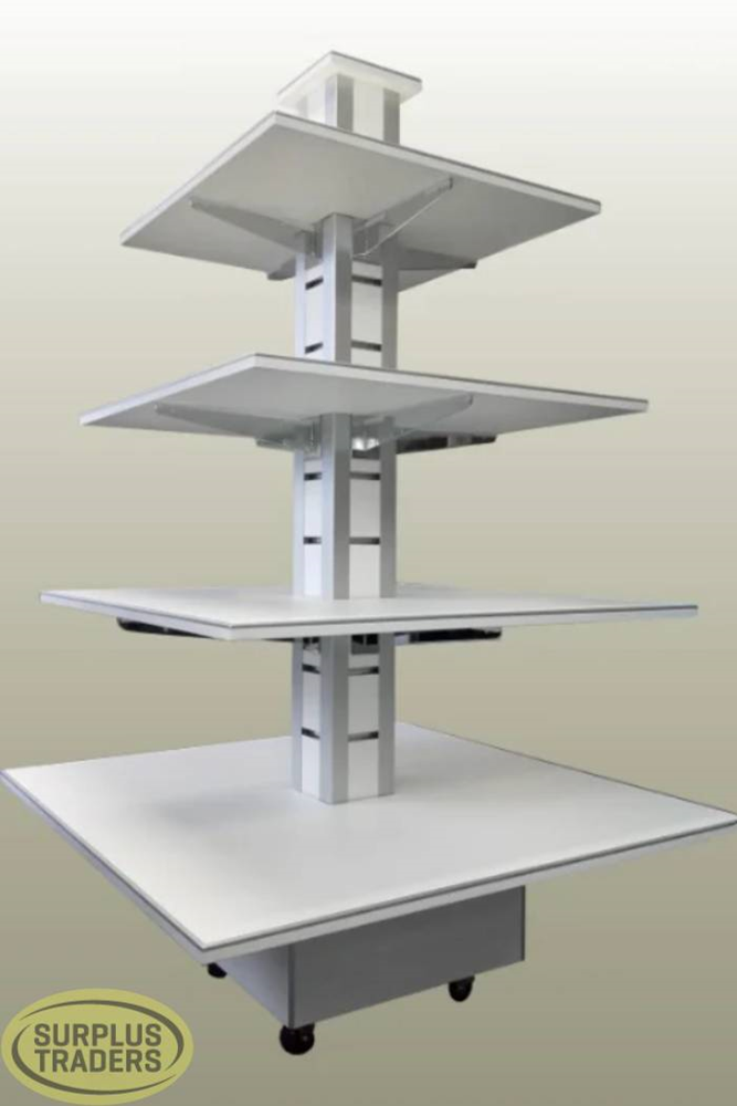 White 5 Tier Display New
