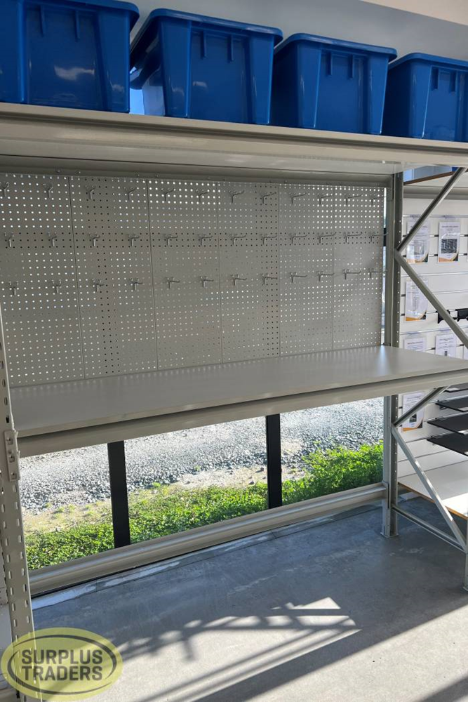 Workbench with Pegboard