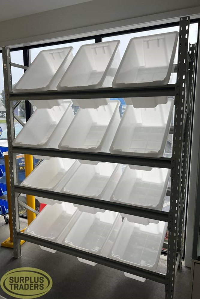 Longspan Storage with Bins